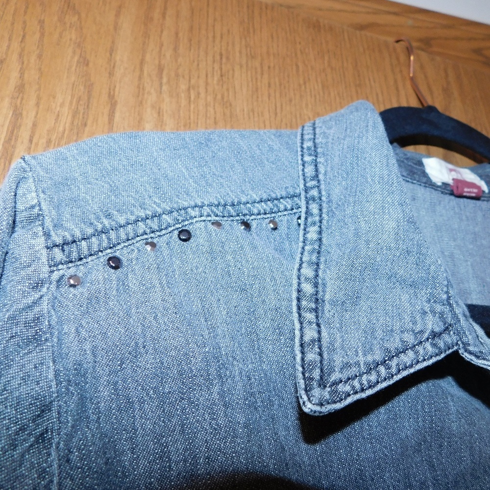 Denim Button Up - Picture 2 of 8